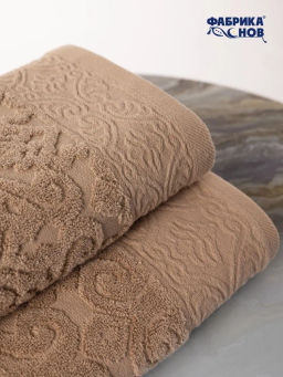 Полотенце махровое жаккардовое ROSELYN мод. J-176 размер 70*140 пл. 500 гр/м2 - Фабрика снов фото 12