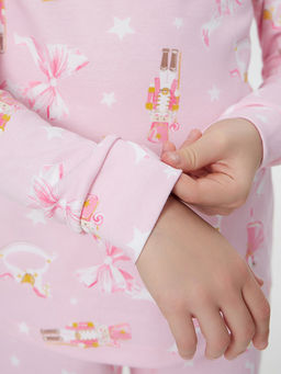 Комплект для девочек розовый