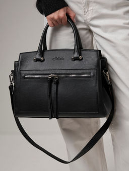 Кожаная сумка Schatz 40768 черный