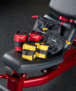 Утяжелители STARFIT WT-401 1 кг, красный  фото 5