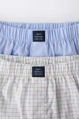 8-14 YEARS/ 2-PACK OF POPLIN BOXERS - Zara фото 2