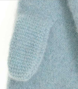 Варежки женские Снегирь в круглом окошке КРУГ 3453-3 - Рассказовские варежки фото 3