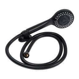 Душевая лейка 5 режимов со шлангом, гайки металл, держатель, крепеж в комплекте.