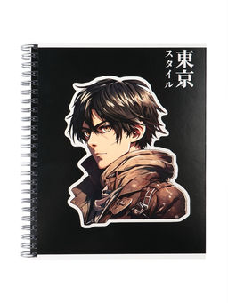 Тетрадь 96 листов в клетку, на гребне Аниме Парень, МИКС - Calligrata фото 6