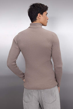 TRENDYOL MAN Lacivert Slim Fit Pamuklu Bal?kc? Yaka Fitilli Orgu Kazak TMNAW20MG0031 - Trendyolmilla фото 97