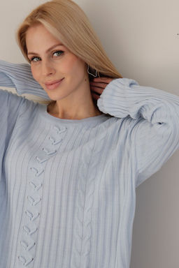 10409 Джемпер нежно-голубой - Martichelli фото 7