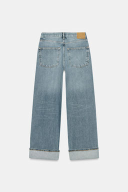 ZW COLLECTION BAGGY MID-WAIST JEANS