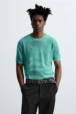 GRAPHIC PRINT KNIT T-SHIRT  OTIS KWAME KYE QUAICOE - Zara фото 10