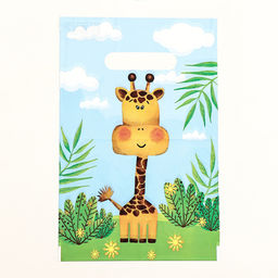 Цена за 100 шт. Пакет «Лимпопо», полиэтиленовый с вырубной ручкой, 20×30 см, 30 мкм