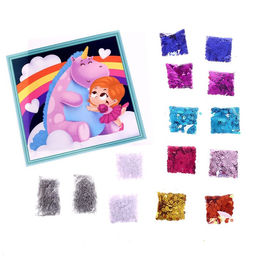 Аппликация пайетками Лучшие друзья - Школа талантов фото 8