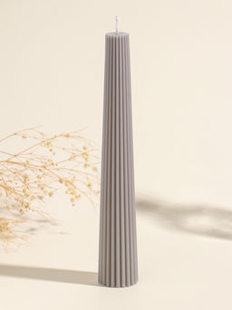 Набор свечей, 3.5х23 см, 2 шт "Башня" серый асфальт 4х9,5х25 см