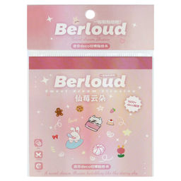 Наклейки для ногтей в блокноте, 85x85 мм, арт. 73261 / 40 СКАЗОЧНЫЕ ОБЛАКА 24 листов в наборе, разм