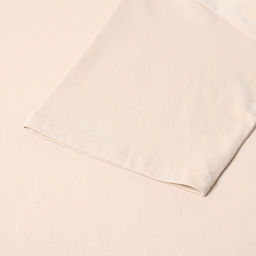 Футболка с кулиской женская MINAKU REGULAR FIT, бежевая, размер 44