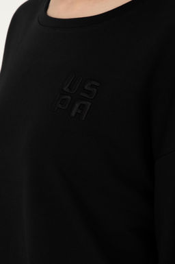 Женский черный базовый свитшот Неожиданная скидка в корзине - U.s. polo assn фото 7