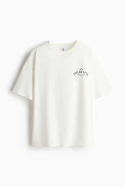 Camiseta oversize con motivo estampado - H&m фото 2