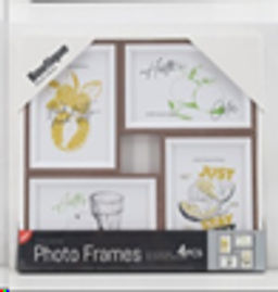 Фоторамка коллаж 30х30 / YL-22-4-2 /уп 18/ 4 фото