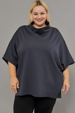 Блуза-туника больших размеров нарядная Б-02