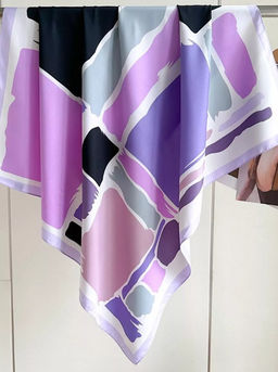 K13574 Платок (90/90см шелк) МУЛЬТИЦВЕТ_04