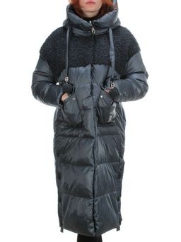 Y21636 DK. GRAY Пальто женское зимнее MEIYEE (200 гр. холлофайбера) - Fashion фото 2