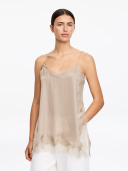 Top de tirantes con detalle de encaje - H&m фото 3