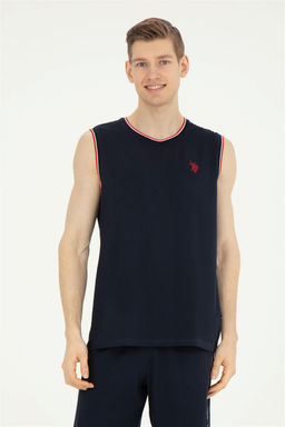 Мужской темно-синий пижамный комплект Неожиданная скидка в корзине - U.s. polo assn фото 3