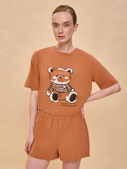 PELICAN, пижама женская, Охра