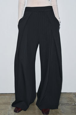 PINSTRIPE DARTED TROUSERS ZW COLLECTION - Zara фото 2
