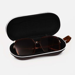 Футляр для очков на молнии, цвет коричневый - Simaland фото 7