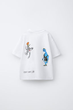 CAMISETA ILUSTRACI?N SPACE JAM & X DYLAN?S T-SHIRT CLUB X ZARA / Blanco фото 2