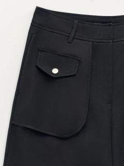 Прямые брюки с баской / Zarina  фото 4