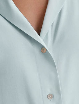 Блузка с коротким рукавом из вискозы с лиоцеллом - Vilatte фото 2