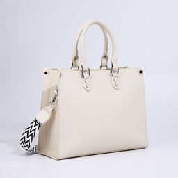 Сумка-тоут на молнии, цвет белый - Simaland фото 7