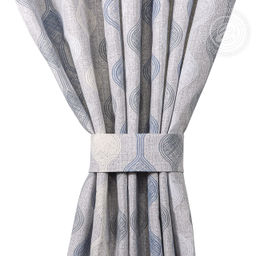 Шторы для кухни с подхватом Эстетик 145*180/Шторы: 2 шт.- 145*180, подхваты: 2 шт. Шторы "АРТ ДИЗАЙН" для кухни