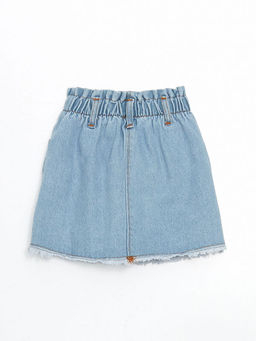 Beli Lastikli K?z ?ocuk Jean Etek