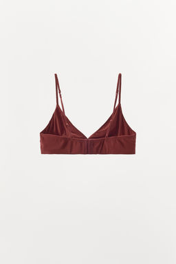 SILK TRIANGLE BRALETTE LIMITED EDITION - Zara фото 7