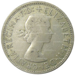 1 флорин 1954 года Австралия Королевский визит в Австралию