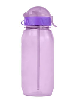 Бутылка "Classic" с трубочкой, purple (400 ml)