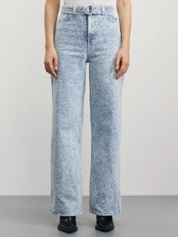 Джинсы wide leg с высокой посадкой / Zarina фото 2