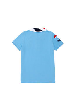 U. S. Polo Assn Базовая футболка-поло бирюзового цвета для мальчиков - U.s. polo assn фото 10