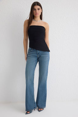 Trendyolmilla Siyah Dokuma Bluz TWOSS25BZ00172  фото 2