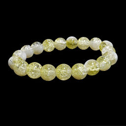Браслет из камня 10мм сахарный кварц Солнечный исполняет желания, дарует успех, власть и изобилие