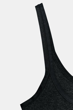 SOFT INTERLOCK TOP WITH DRAPED SIDE DETAIL - Zara фото 36