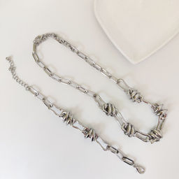 Комплект: колье-цепь и браслет