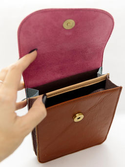 Сумка натуральная кожа через плечо №1133/9 - Ганг фото 2