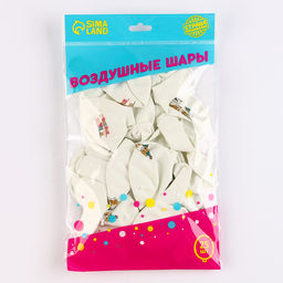 Воздушный шар латексный 12" «Праздничный котик», 25 шт.