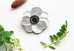 Брошь Анемона - Orgalica фото 2