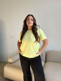 Футболка базовая_715/желтый - Ihomelux фото 4