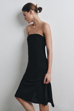 VESTIDO FORRO BANDEAU / Negro