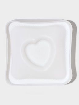 Форма для выпечки и муссовых десертов KONFINETTA Любовь в квадрате, силикон, 11.4?12?4.4 см, белая