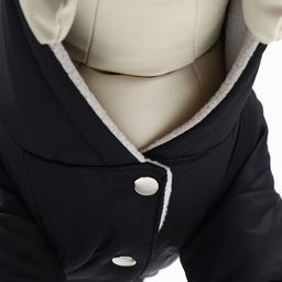 Комбинезон для животных, зимний на флисе, 2XL(ДС 34-36 см, ОГ 50-52 см, ОШ 34 см), чёрный - Simaland фото 7